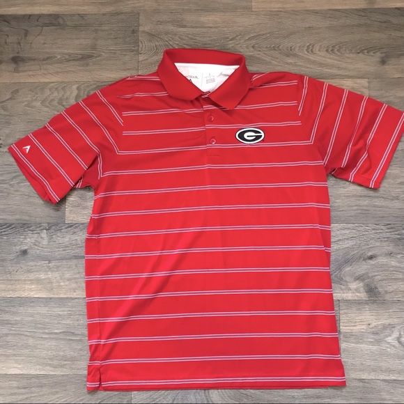Antigua Other - Georgia university Bulldogs men’s ANTIGUA polo shirt size L
